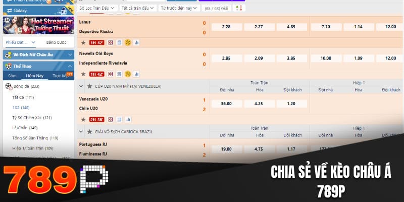 Chia sẻ về kèo châu Á 789P