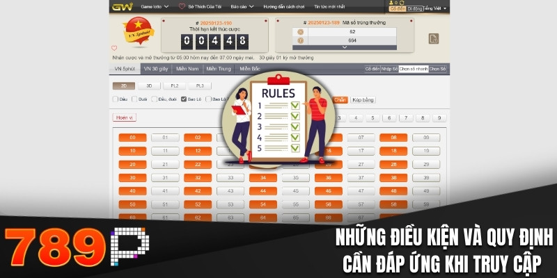 Những điều kiện và quy định cần đáp ứng khi truy cập