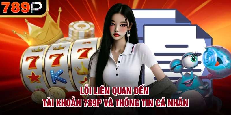 Lỗi liên quan đến tài khoản 789P và thông tin cá nhân