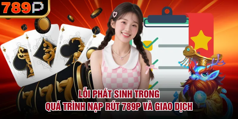 Lỗi phát sinh trong quá trình nạp rút 789P và giao dịch
